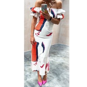 Never Fully Dressed White Vera Maxi dress